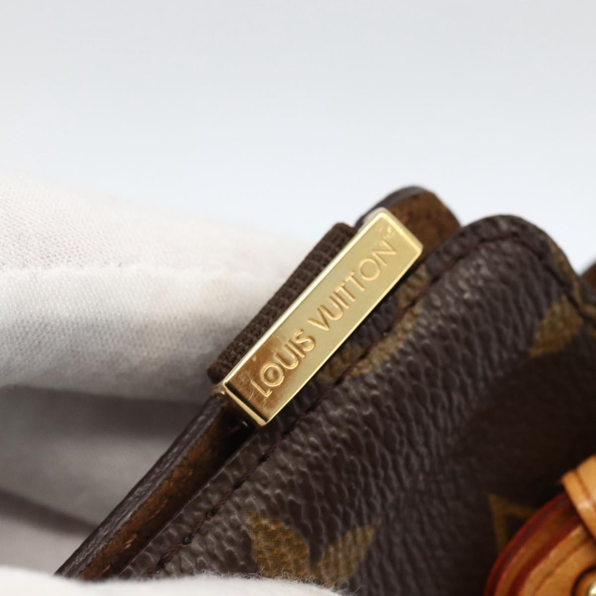 LOUIS VUITTON Etui Telephone International Cell Phone Case M63064 Auth LNZ438