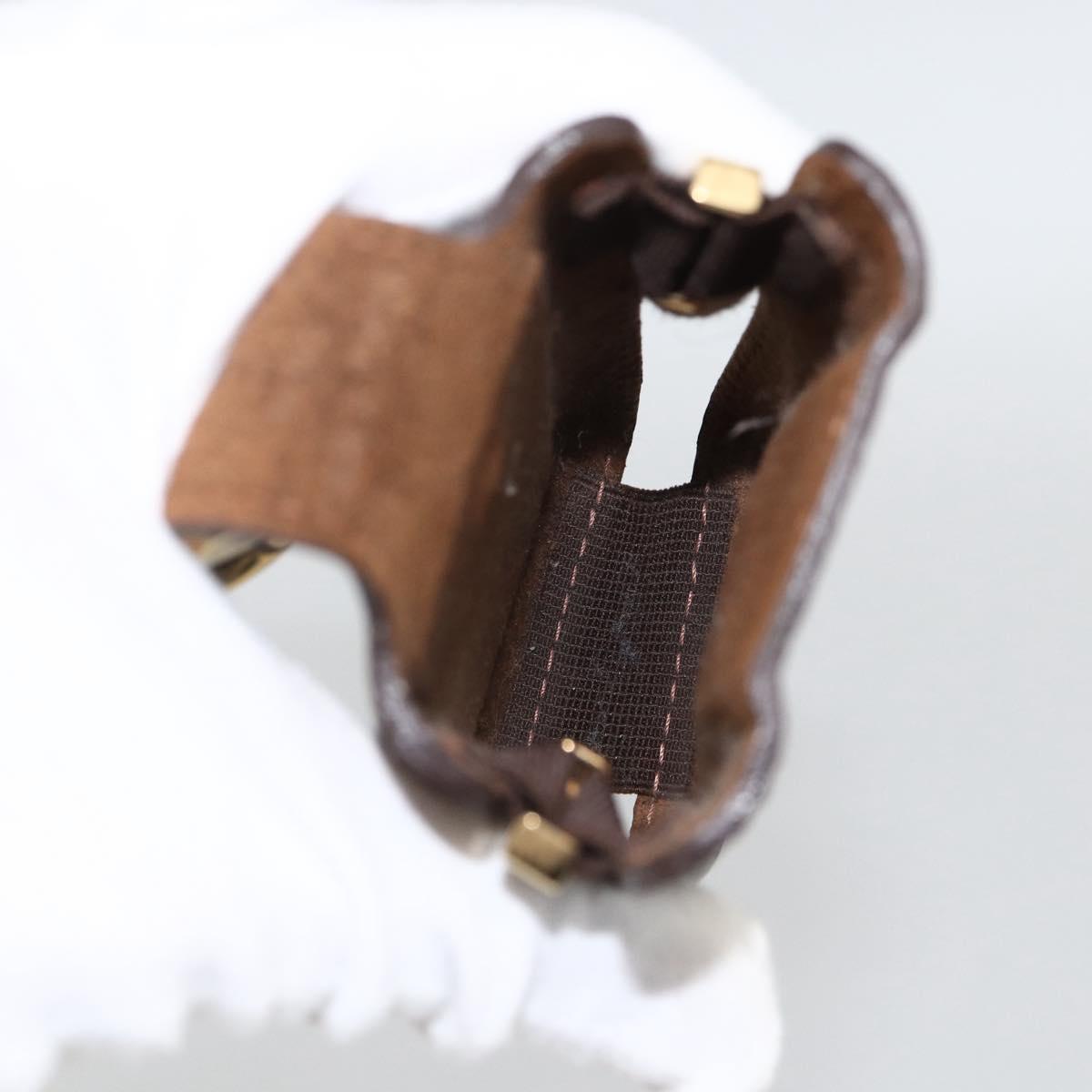LOUIS VUITTON Etui Telephone International Cell Phone Case M63064 Auth LNZ438