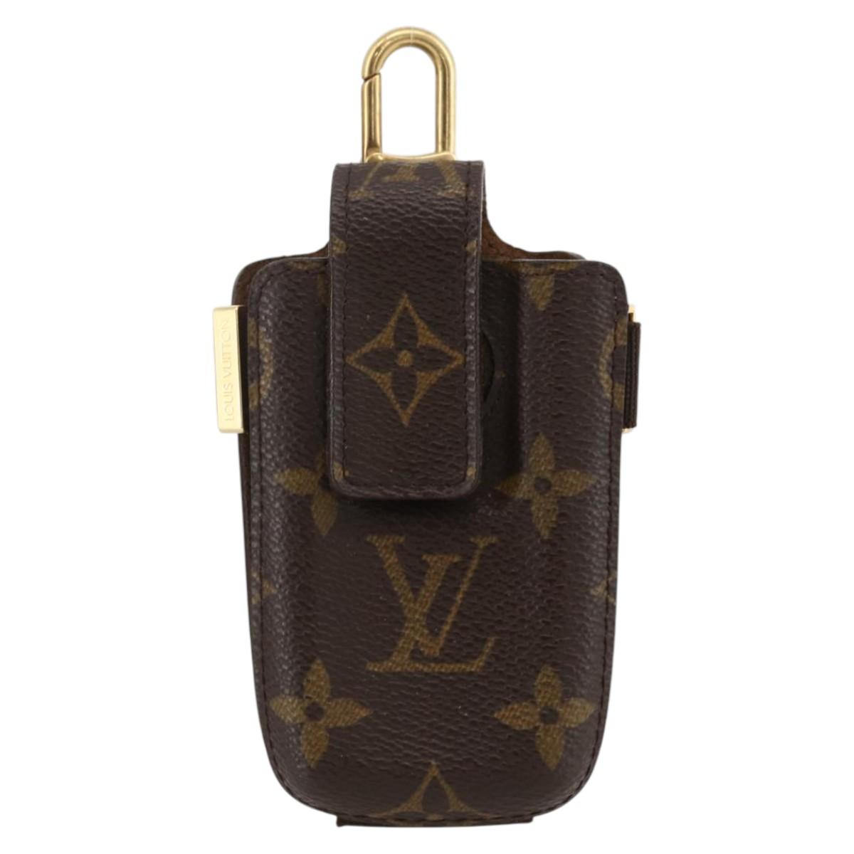 LOUIS VUITTON Etui Telephone International Cell Phone Case M63064 Auth LNZ438