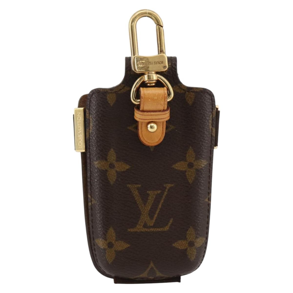LOUIS VUITTON Etui Telephone International Cell Phone Case M63064 Auth LNZ438
