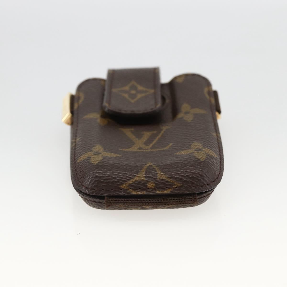 LOUIS VUITTON Etui Telephone International Cell Phone Case M63064 Auth LNZ438