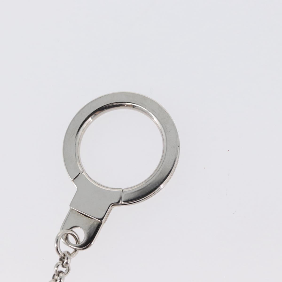 LOUIS VUITTON Mirror Ball Porte Cles Key Holder Silver M65378 LV Auth LNZ442