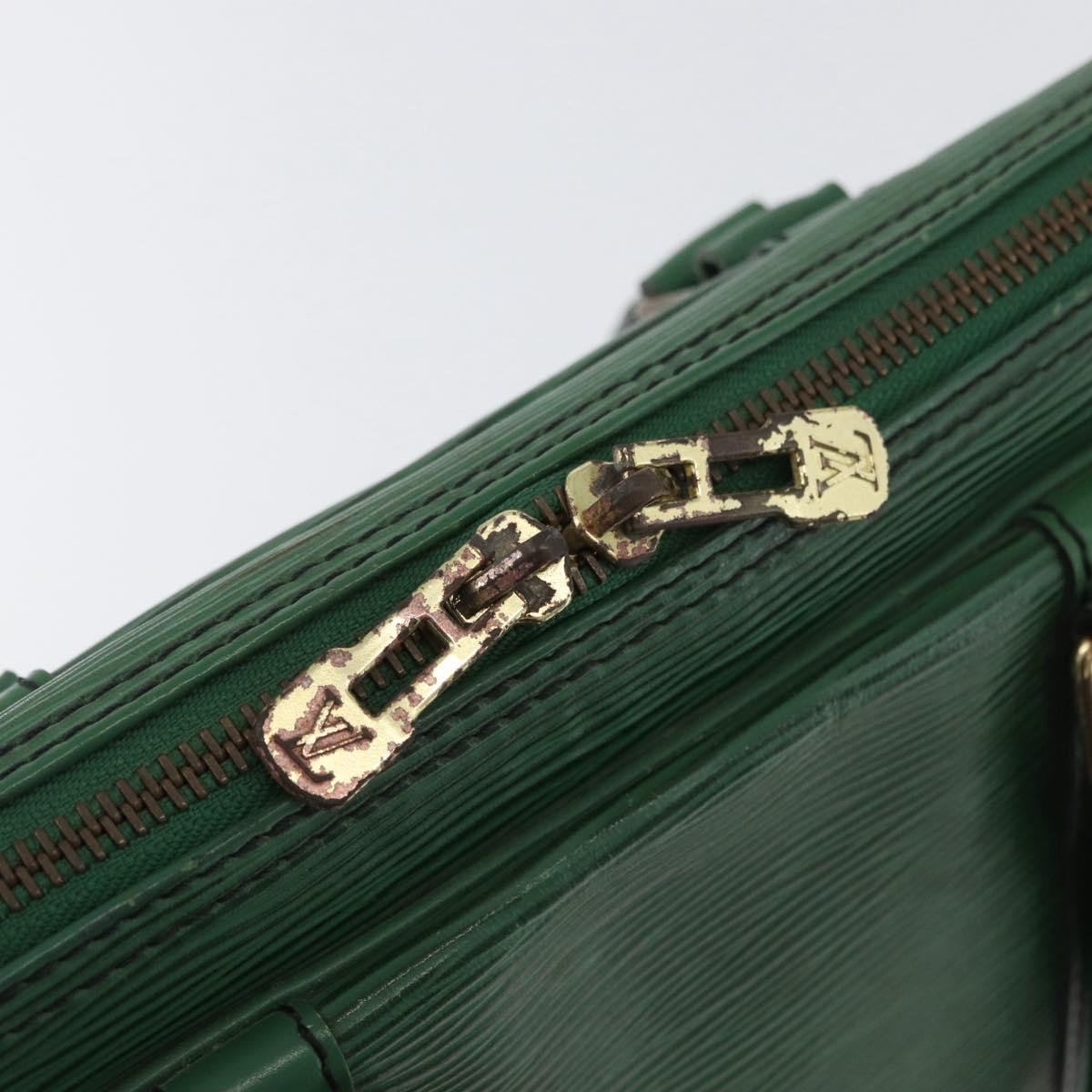 LOUIS VUITTON Epi Porte Documents Voyage Business Bag Green M54474 Auth LNZ462
