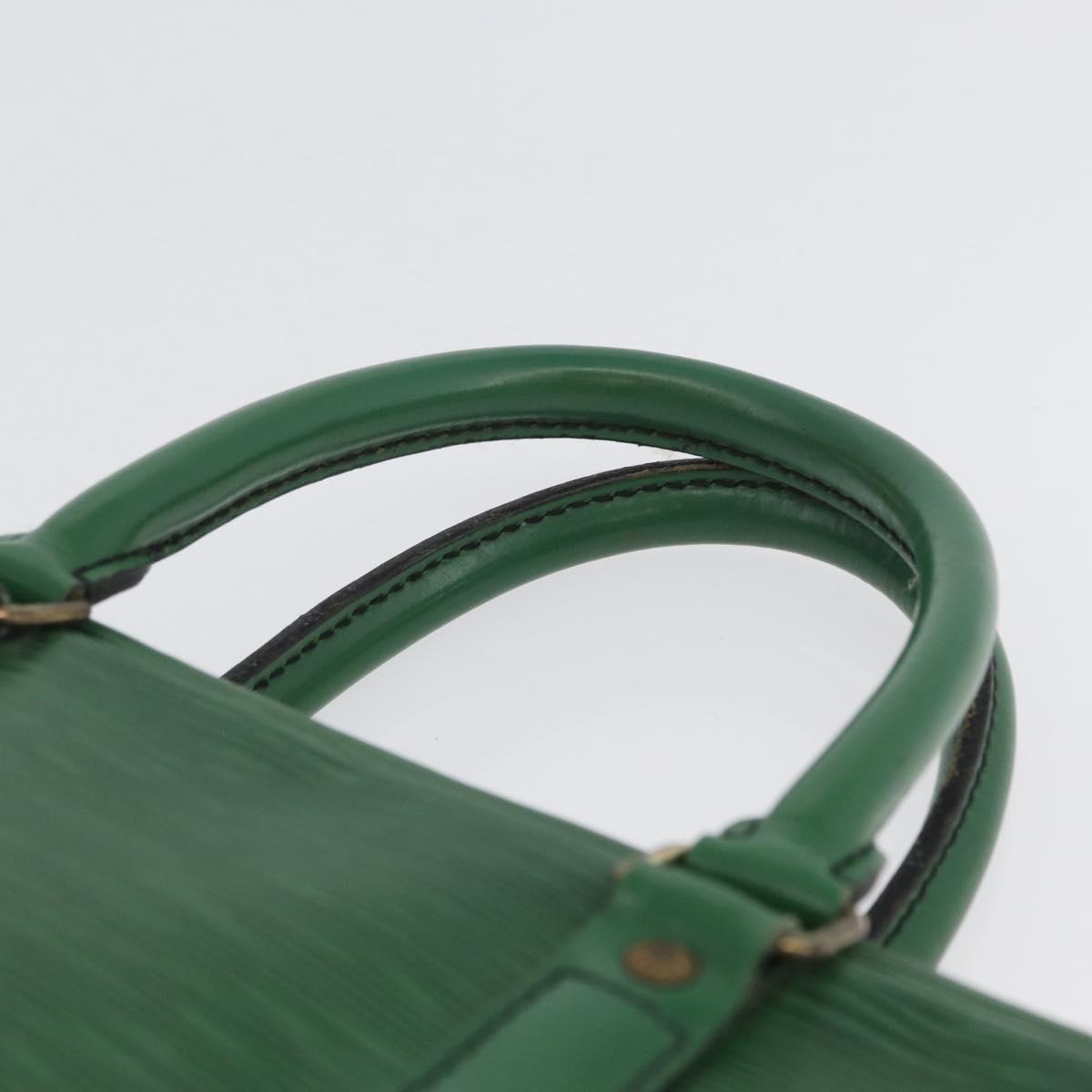 LOUIS VUITTON Epi Porte Documents Voyage Business Bag Green M54474 Auth LNZ462