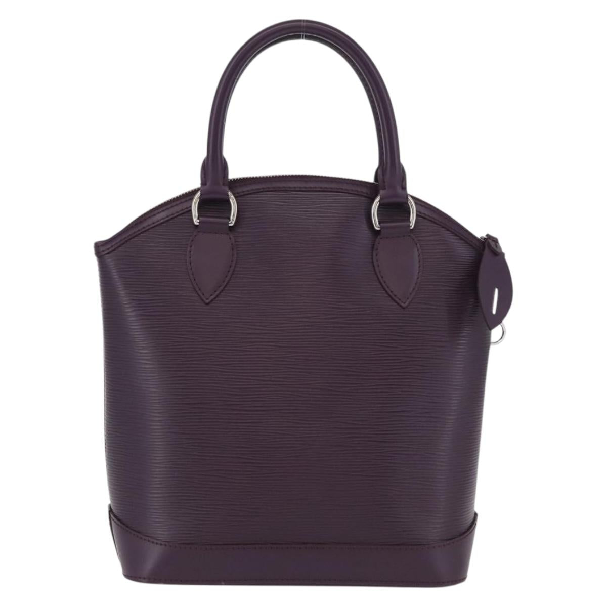 LOUIS VUITTON Epi Lockit PM Hand Bag Purple Cassis M4229K LV Auth LNZ463V