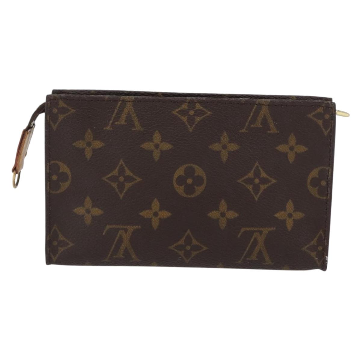 LOUIS VUITTON Monogram Bucket PM Accessory Pouch LV Auth LNZ469