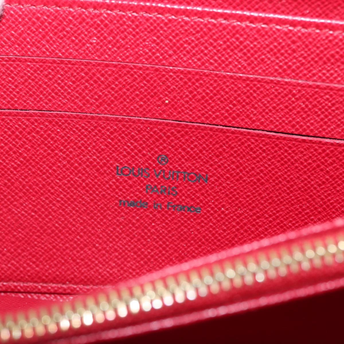 LOUIS VUITTON Monogram Cherry Porte Monnaie Zip Long Wallet M95006 Auth LNZ473