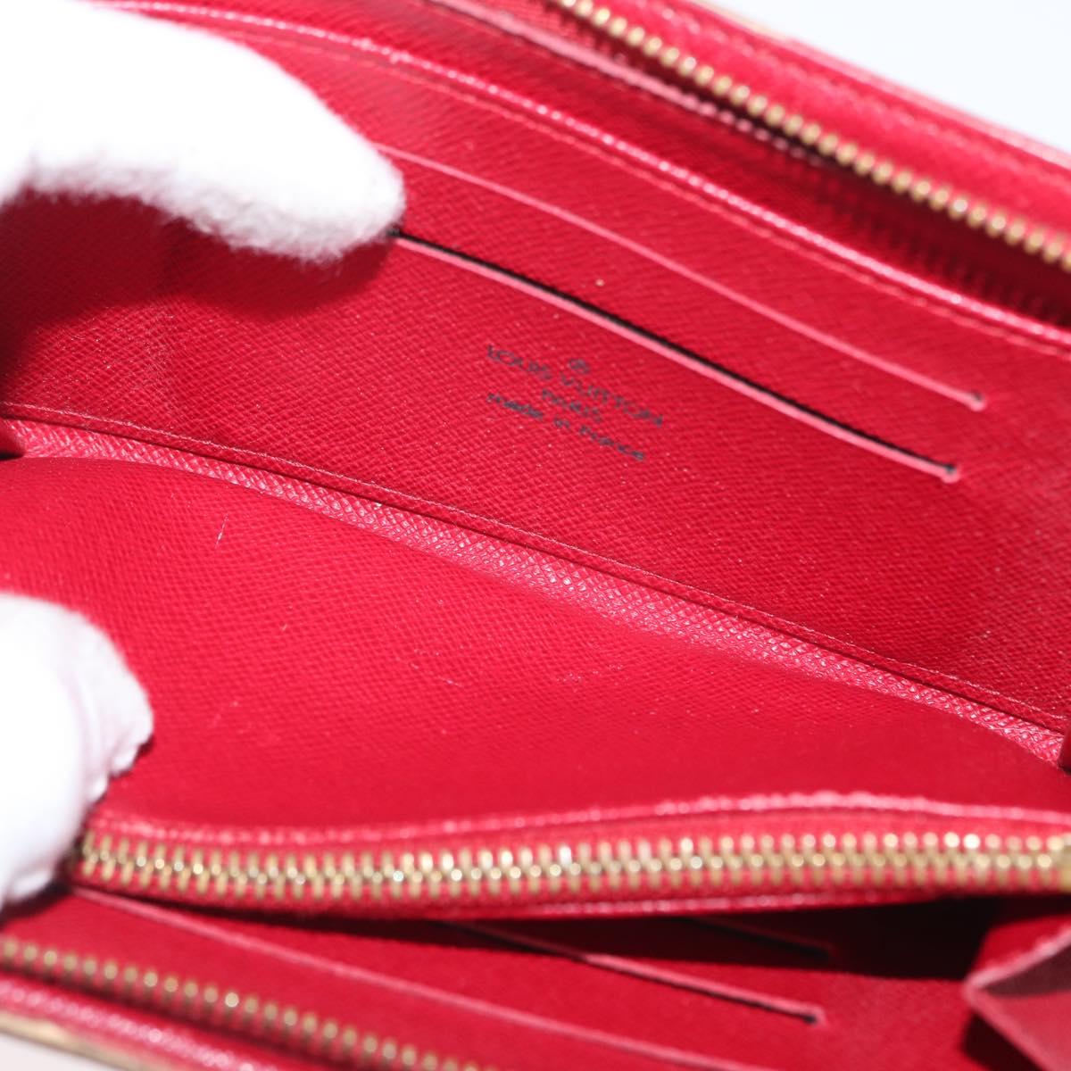 LOUIS VUITTON Monogram Cherry Porte Monnaie Zip Long Wallet M95006 Auth LNZ473