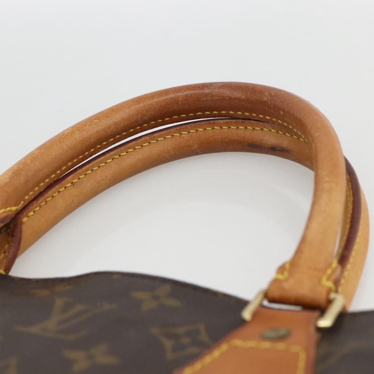 LOUIS VUITTON Monogram Sac Plat Hand Bag M51140 LV Auth LNZ485