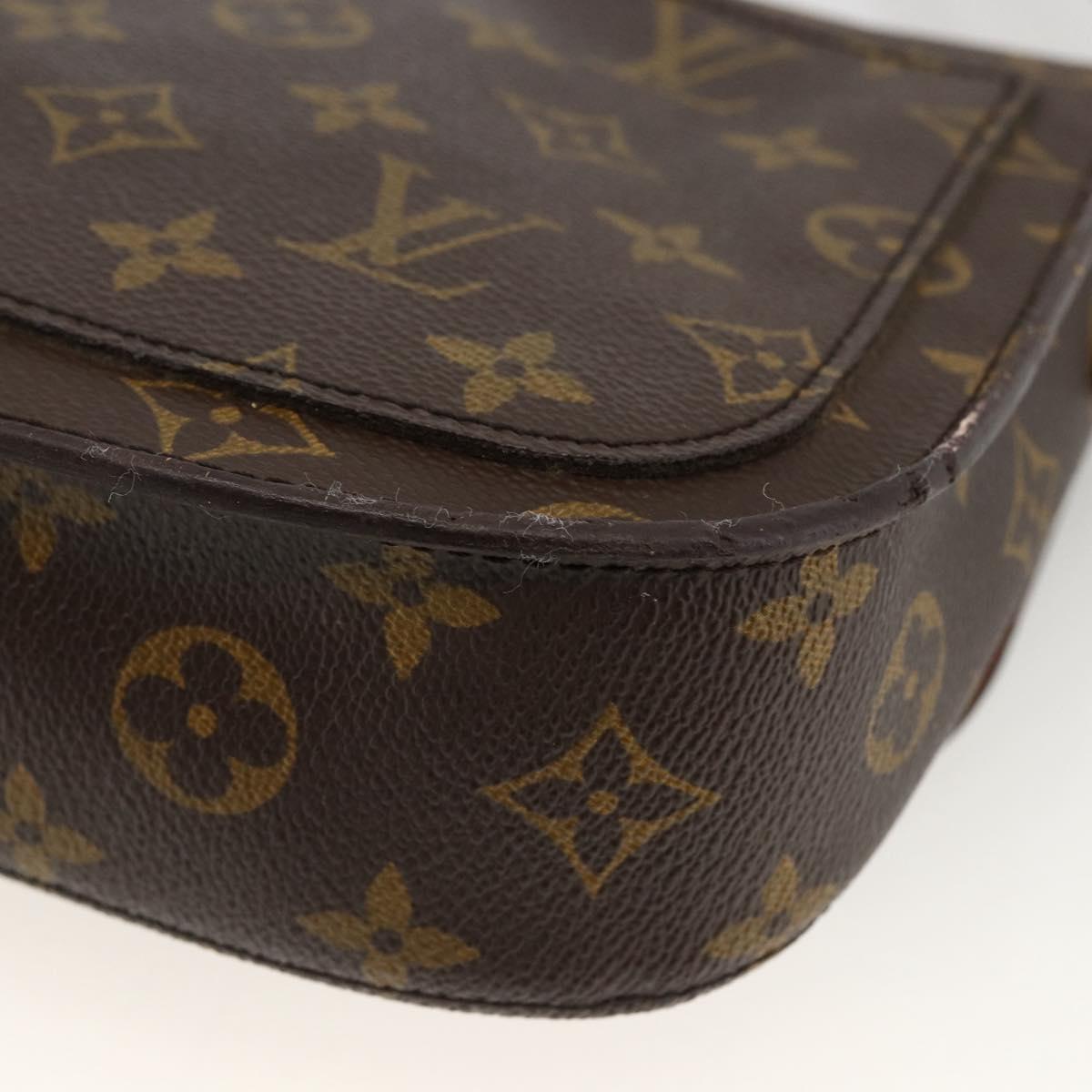 LOUIS VUITTON Monogram Saint Cloud MM Shoulder Bag M51243 LV Auth LNZ492