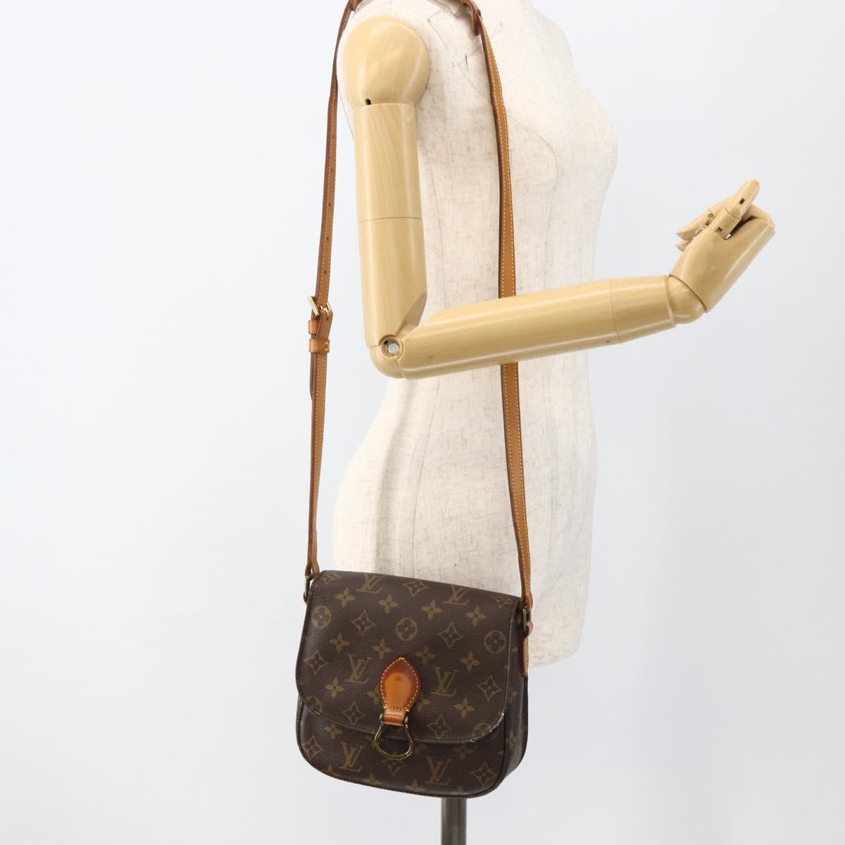 LOUIS VUITTON Monogram Saint Cloud MM Shoulder Bag M51243 LV Auth LNZ492