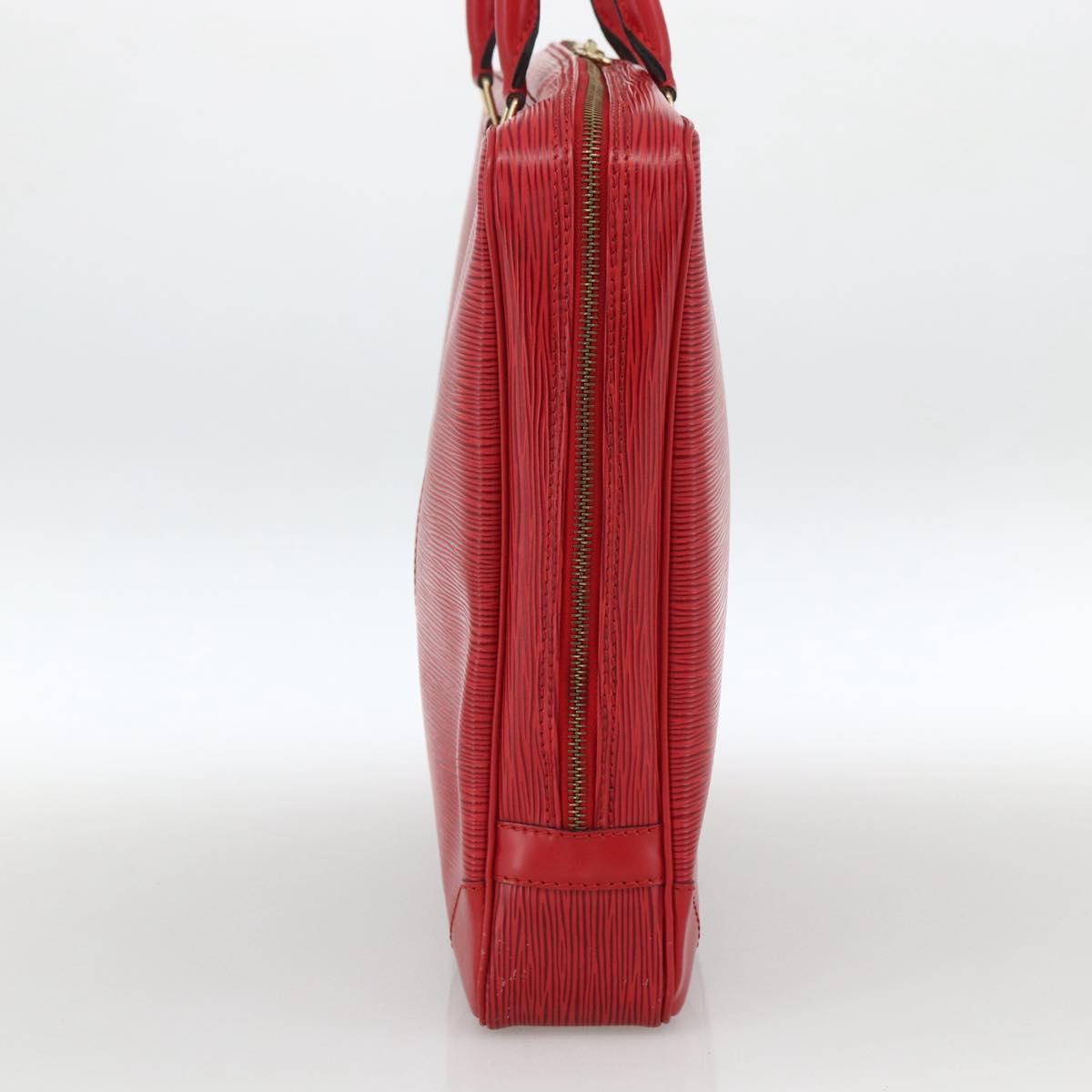 LOUIS VUITTON Epi Porte Documents Voyage Business Bag Red M54477 LV Auth LNZ498