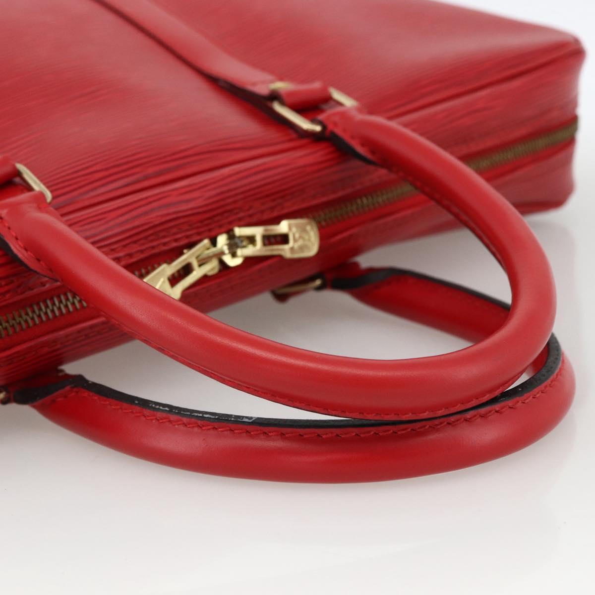 LOUIS VUITTON Epi Porte Documents Voyage Business Bag Red M54477 LV Auth LNZ498