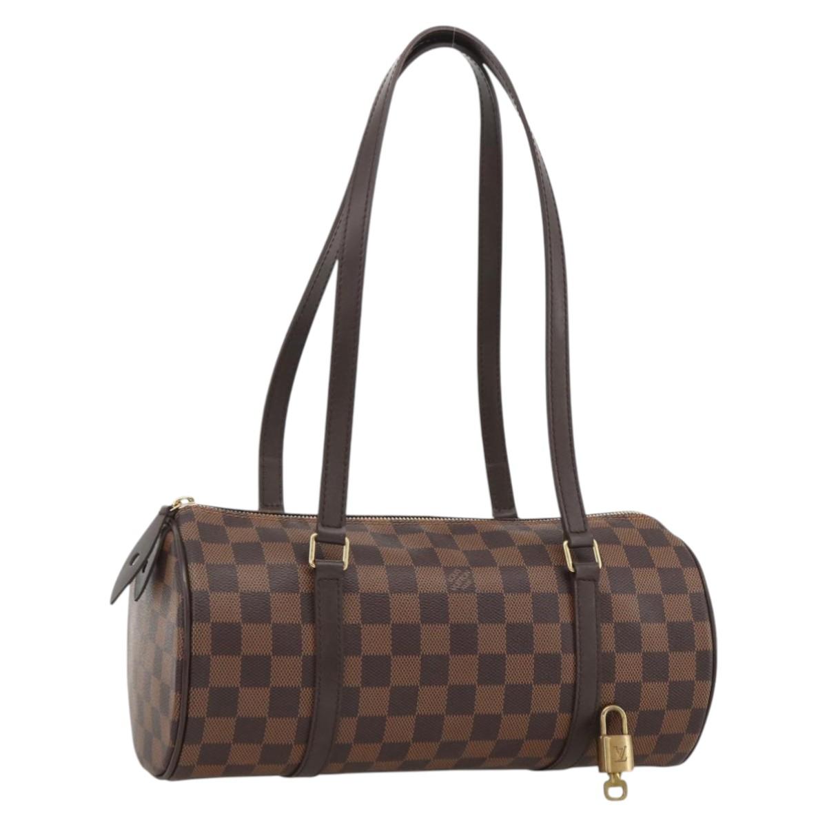LOUIS VUITTON Damier Ebene Papillon 30 Hand Bag N51303 LV Auth LNZ506M