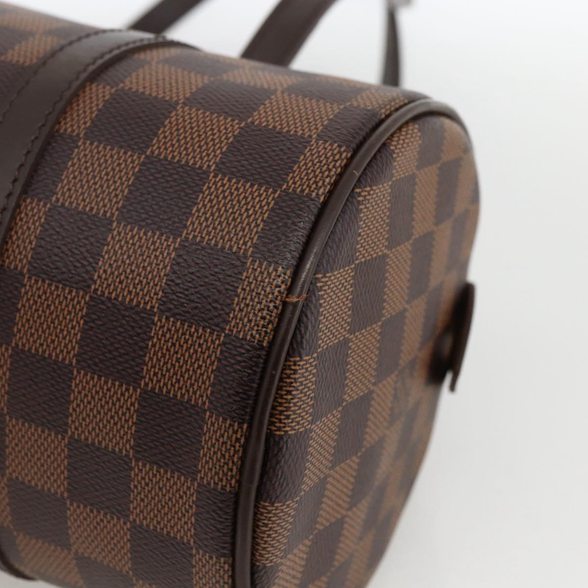 LOUIS VUITTON Damier Ebene Papillon 30 Hand Bag N51303 LV Auth LNZ506M