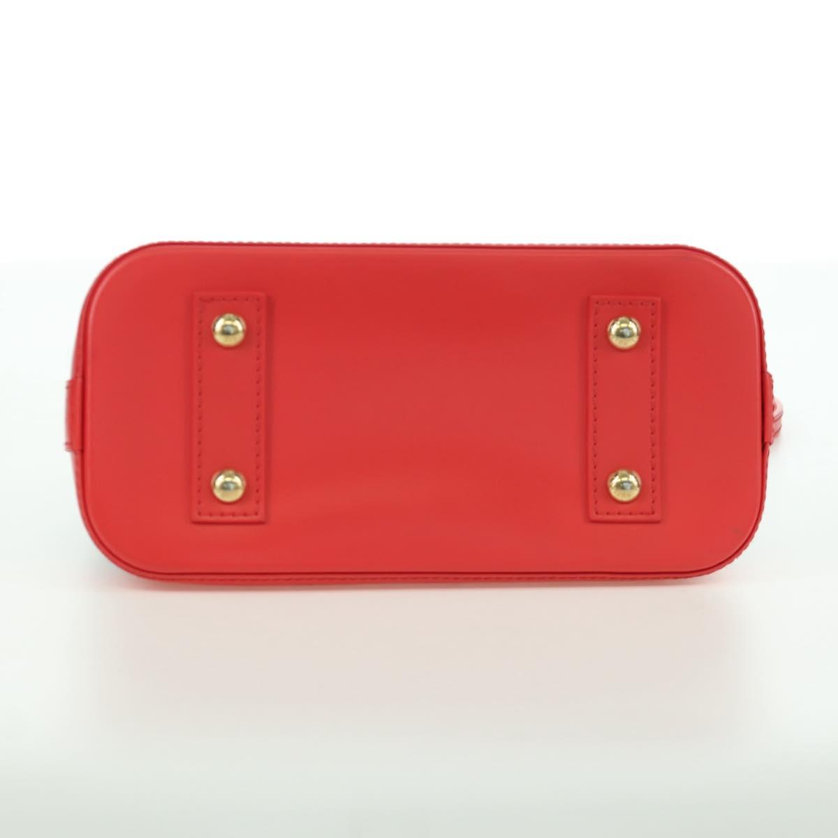 LOUIS VUITTON Monogram Totem Alma BB Hand Bag Red M41659 LV Auth LNZ513SAM
