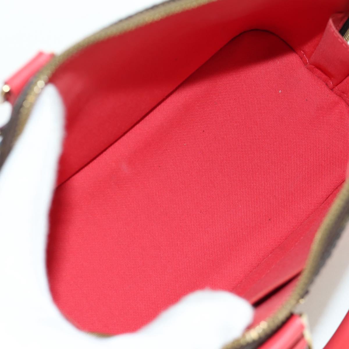 LOUIS VUITTON Monogram Totem Alma BB Hand Bag Red M41659 LV Auth LNZ513SAM