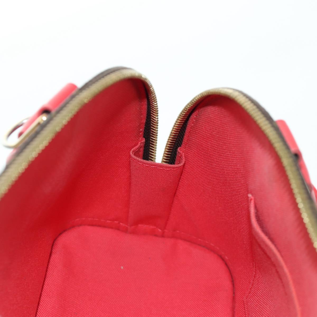LOUIS VUITTON Monogram Totem Alma BB Hand Bag Red M41659 LV Auth LNZ513SAM
