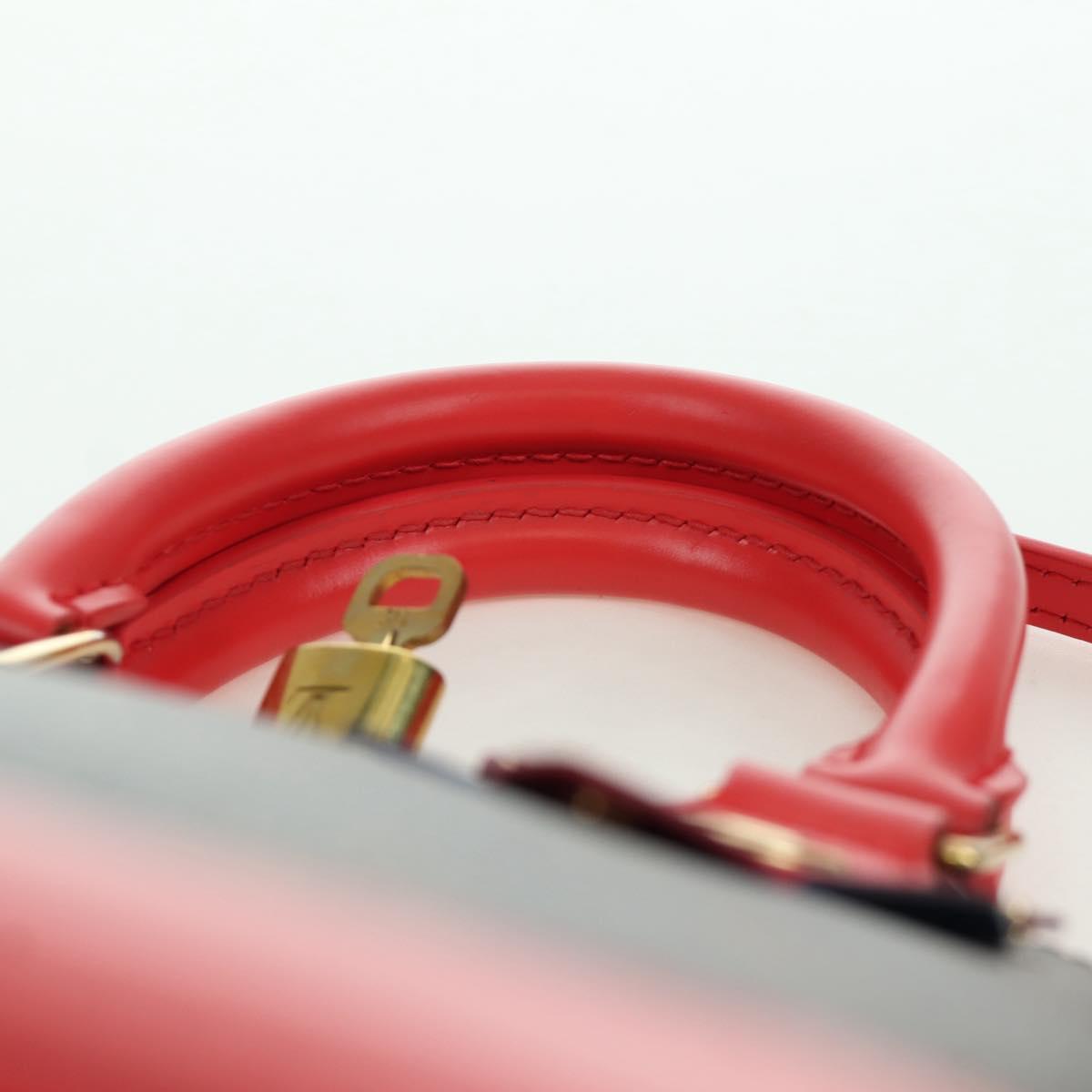 LOUIS VUITTON Monogram Totem Alma BB Hand Bag Red M41659 LV Auth LNZ513SAM