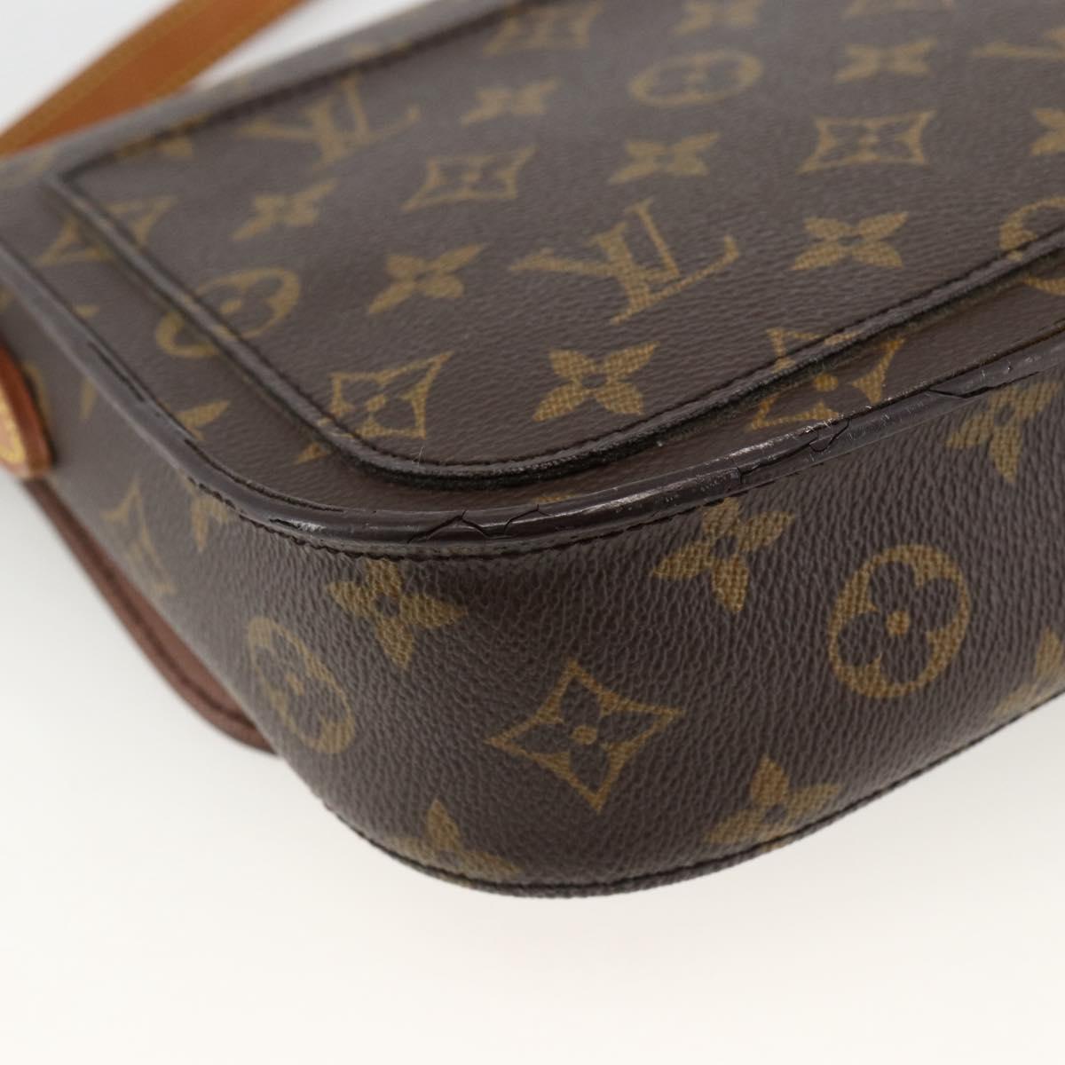LOUIS VUITTON Monogram Saint Cloud MM Shoulder Bag M51243 LV Auth LNZ519