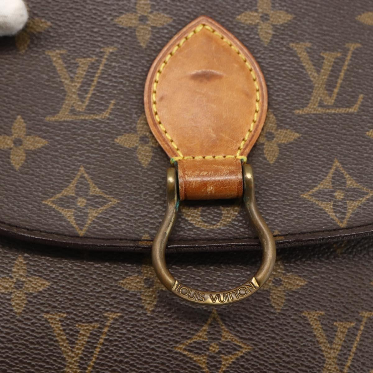 LOUIS VUITTON Monogram Saint Cloud MM Shoulder Bag M51243 LV Auth LNZ519