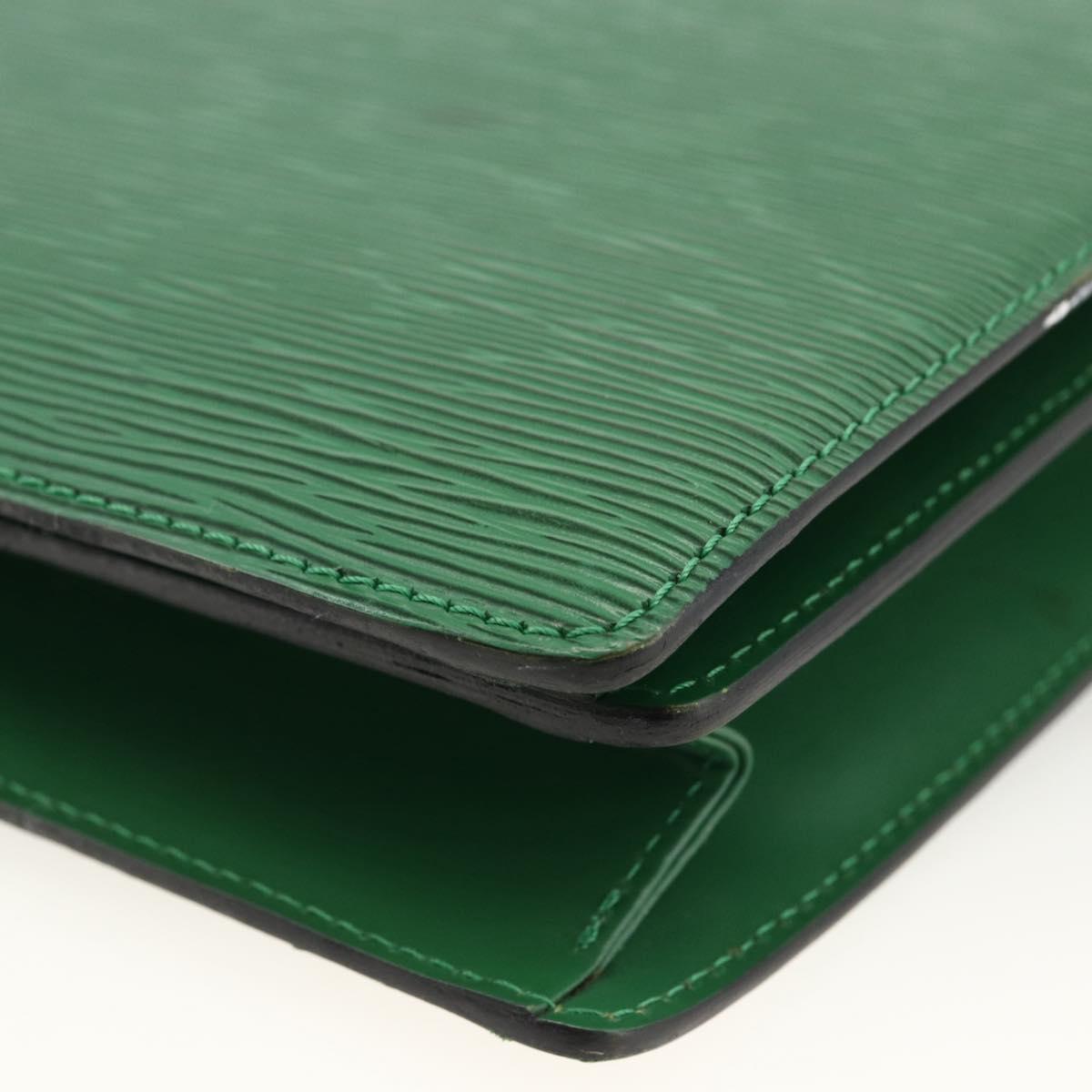 LOUIS VUITTON Epi Capuchin Shoulder Bag Green M52344 LV Auth LNZ522