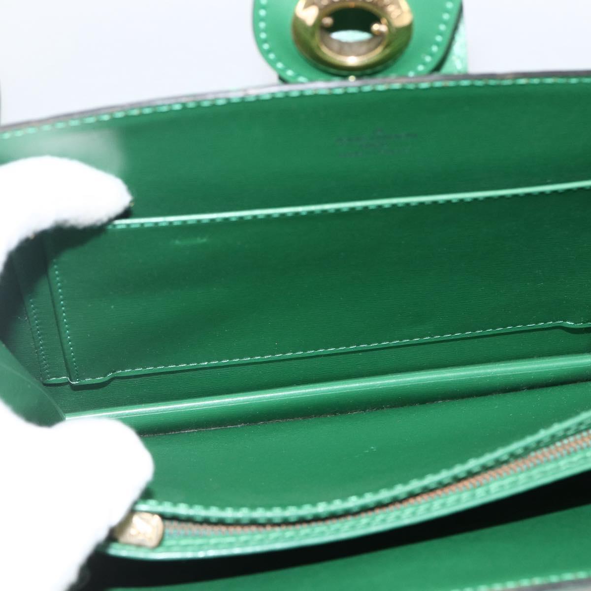 LOUIS VUITTON Epi Capuchin Shoulder Bag Green M52344 LV Auth LNZ522