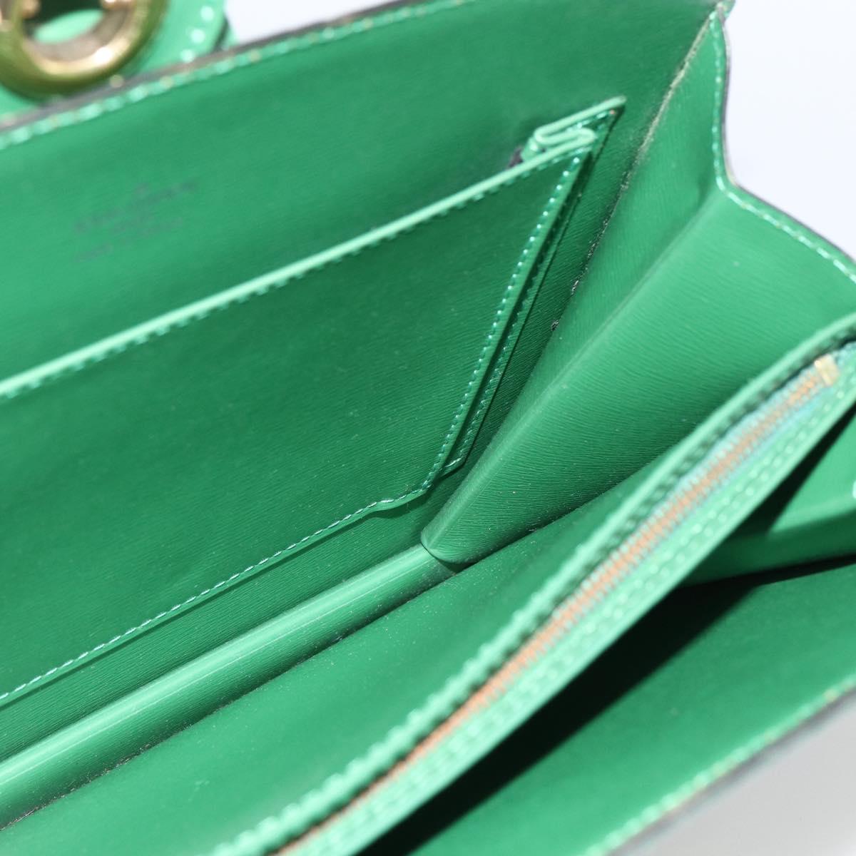 LOUIS VUITTON Epi Capuchin Shoulder Bag Green M52344 LV Auth LNZ522