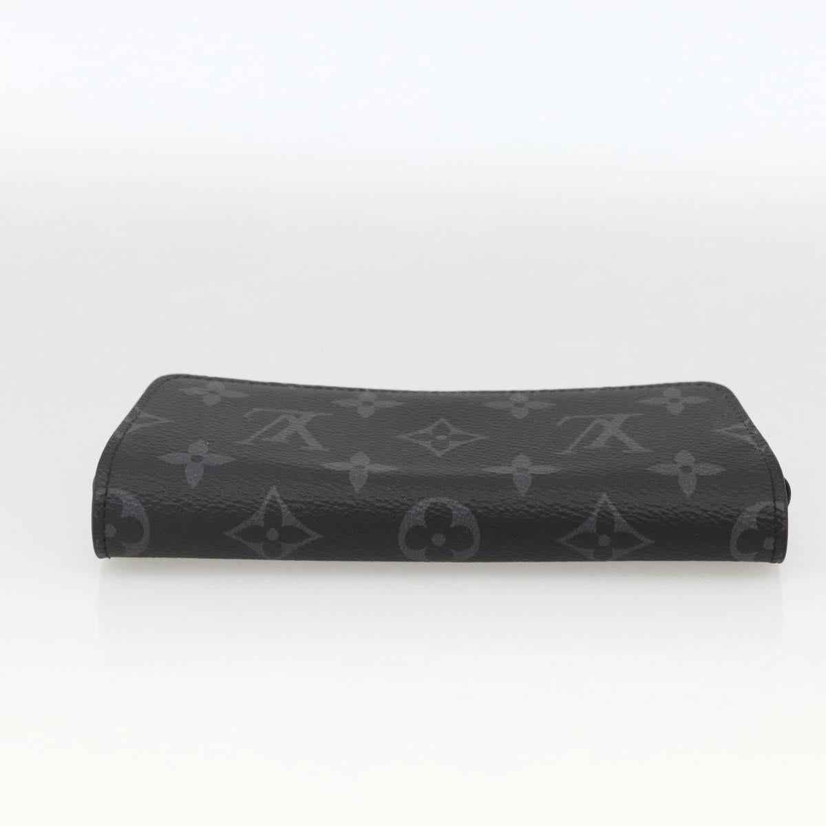 LOUIS VUITTON Monogram Eclipse Etui Lunette Woody Case GI0296 LV Auth LNZ530M