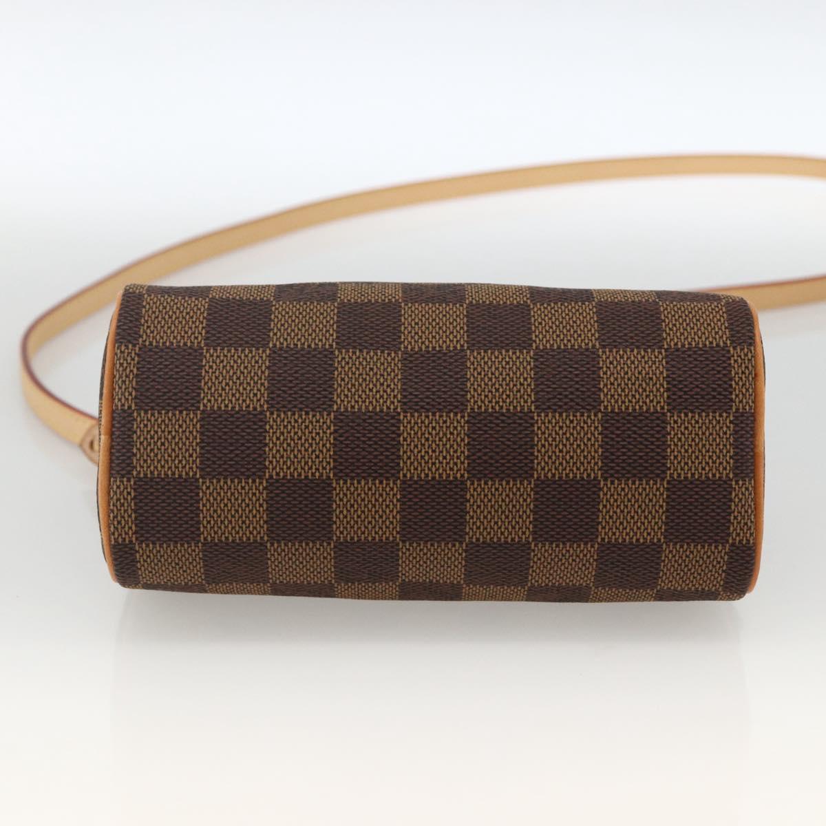 LOUIS VUITTON Damier Ebene Mini Speedy Hand Bag LV Auth LNZ532SM