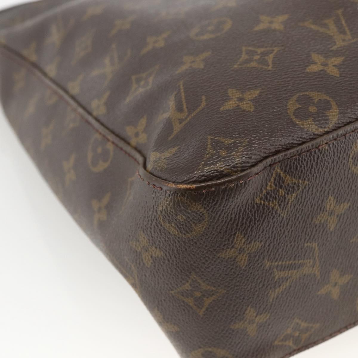 LOUIS VUITTON Monogram Looping GM Shoulder Bag M51145 LV Auth LNZ547