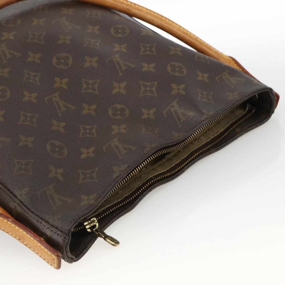 LOUIS VUITTON Monogram Looping GM Shoulder Bag M51145 LV Auth LNZ547