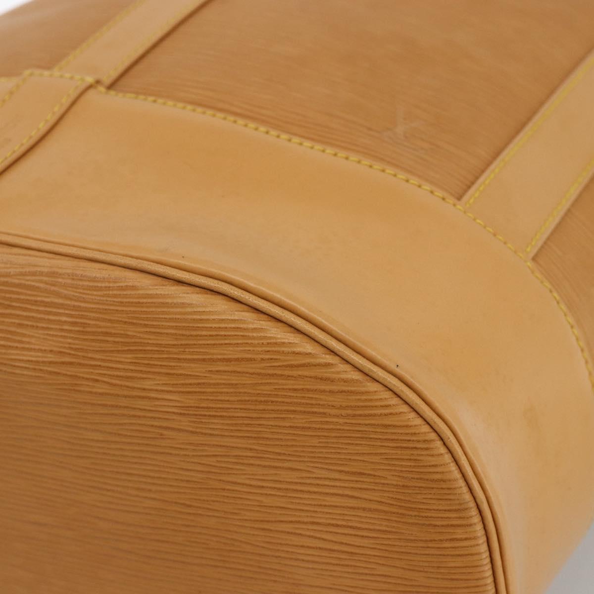 LOUIS VUITTON Epi Randonnee GM Shoulder Bag Beige LV Auth LNZ548
