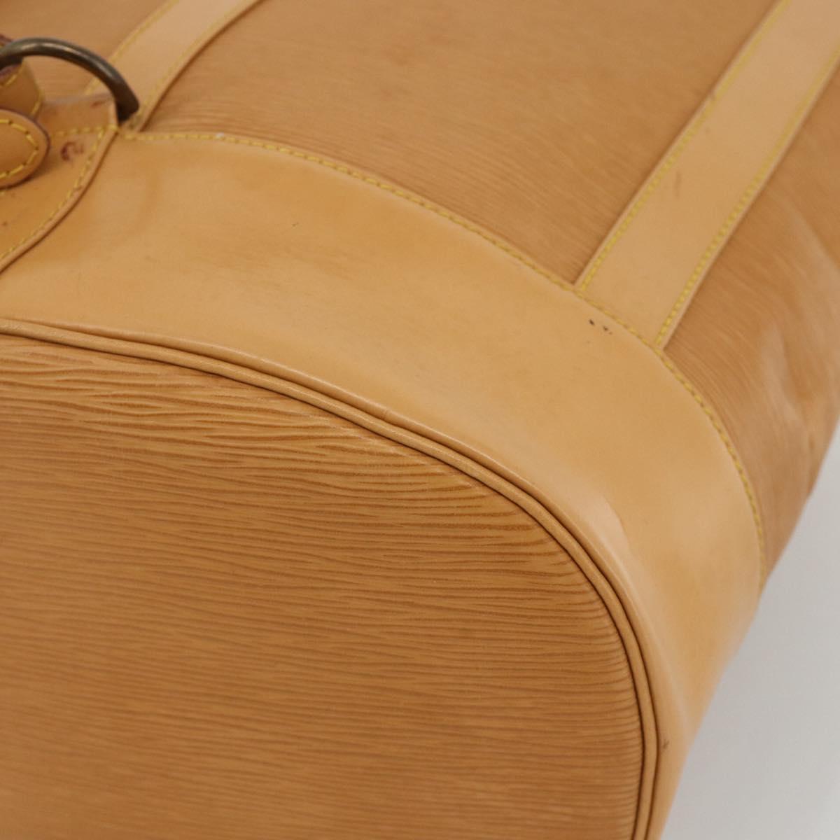 LOUIS VUITTON Epi Randonnee GM Shoulder Bag Beige LV Auth LNZ548