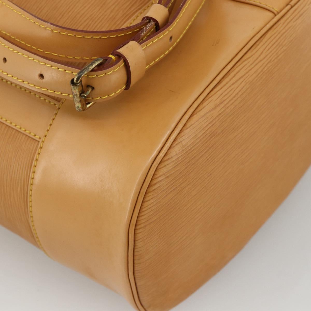 LOUIS VUITTON Epi Randonnee GM Shoulder Bag Beige LV Auth LNZ548