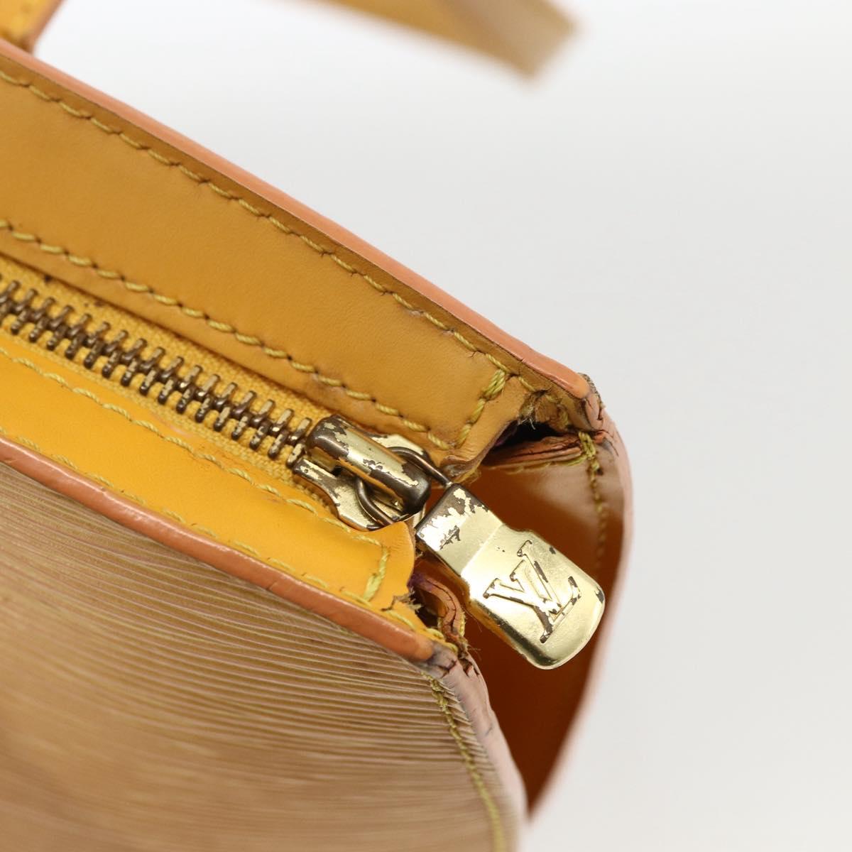 LOUIS VUITTON Epi Saint Jacques Shopping Shoulder Bag Yellow M52269 Auth LNZ549