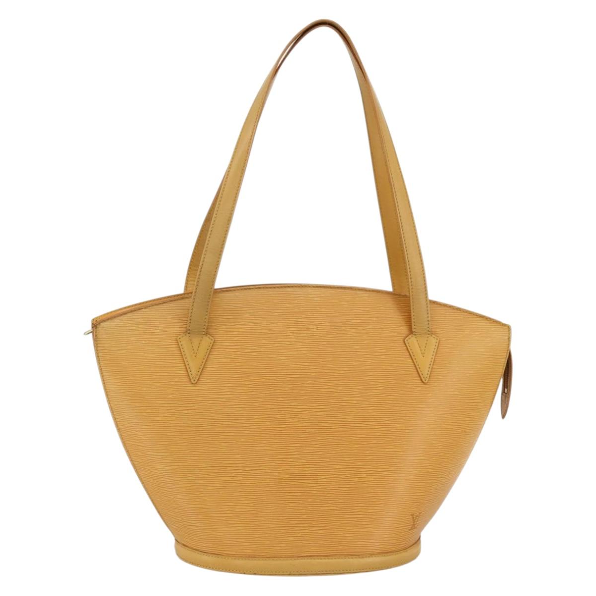 LOUIS VUITTON Epi Saint Jacques Shopping Shoulder Bag Yellow M52269 Auth LNZ549