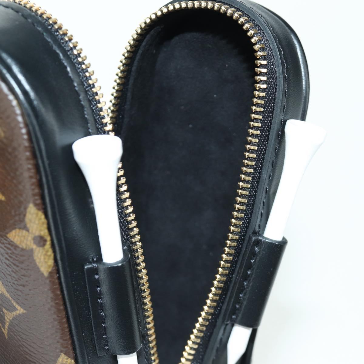 LOUIS VUITTON Monogram Golf Andrews Golf Ball Case GI0826 LV Auth LNZ550M