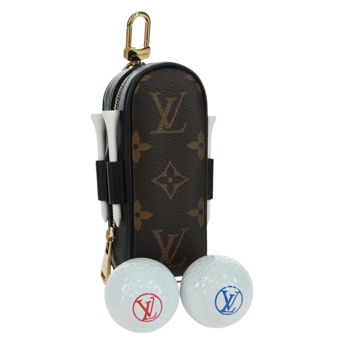 LOUIS VUITTON Monogram Golf Andrews Golf Ball Case GI0826 LV Auth LNZ550M