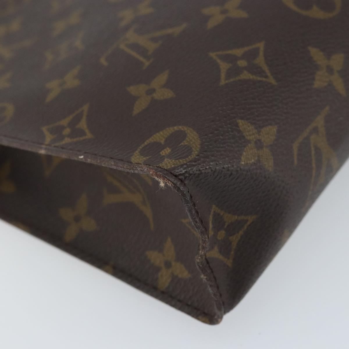 LOUIS VUITTON Monogram Poche Toilette 26 Pouch M47542 LV Auth LNZ557