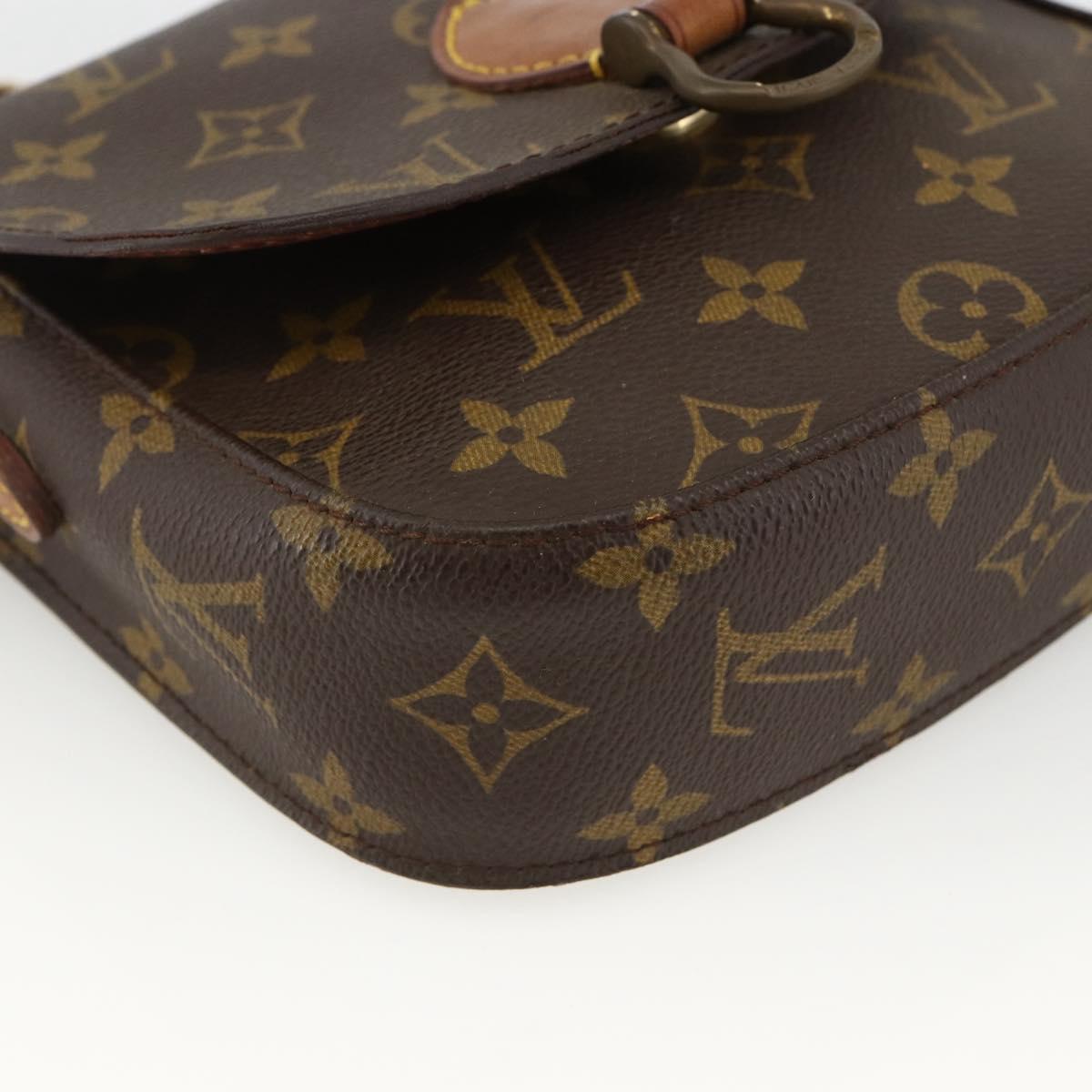 LOUIS VUITTON Monogram Saint Cloud PM Shoulder Bag M51244 LV Auth LNZ568