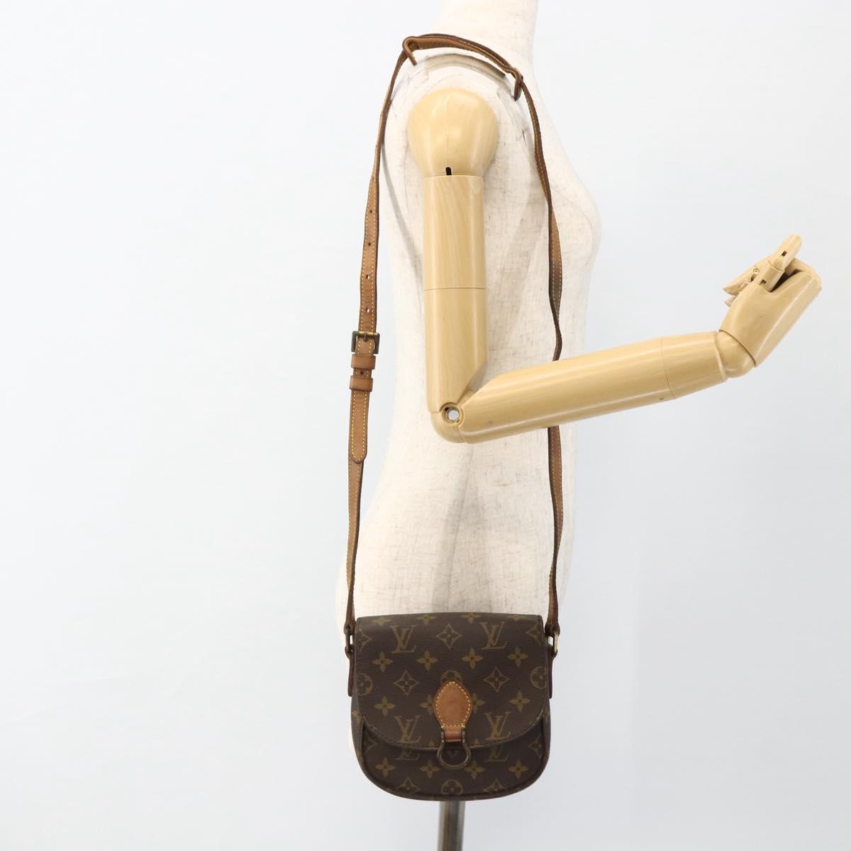 LOUIS VUITTON Monogram Saint Cloud PM Shoulder Bag M51244 LV Auth LNZ568