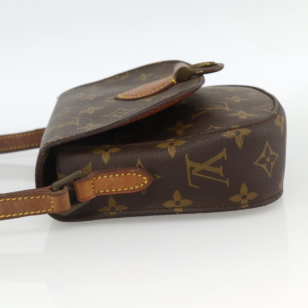 LOUIS VUITTON Monogram Saint Cloud PM Shoulder Bag M51244 LV Auth LNZ568