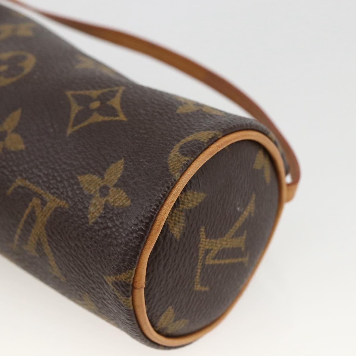 LOUIS VUITTON Monogram Papillon Pouch LV Auth LNZ576