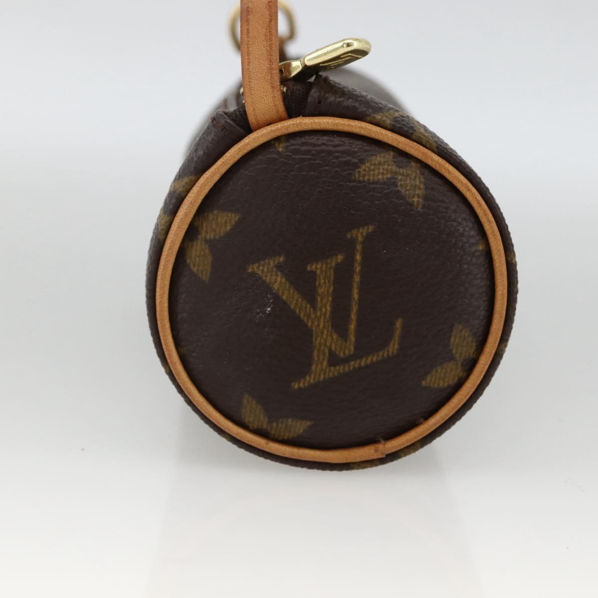 LOUIS VUITTON Monogram Papillon Pouch LV Auth LNZ576