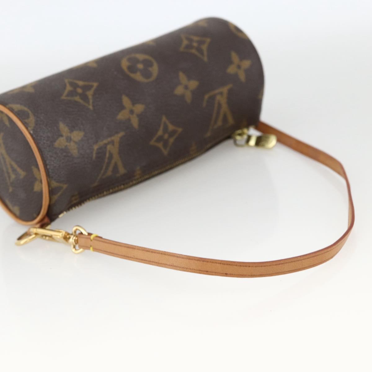 LOUIS VUITTON Monogram Papillon Pouch LV Auth LNZ576
