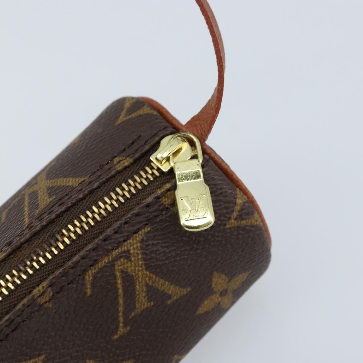 LOUIS VUITTON Monogram Papillon Pouch LV Auth LNZ580