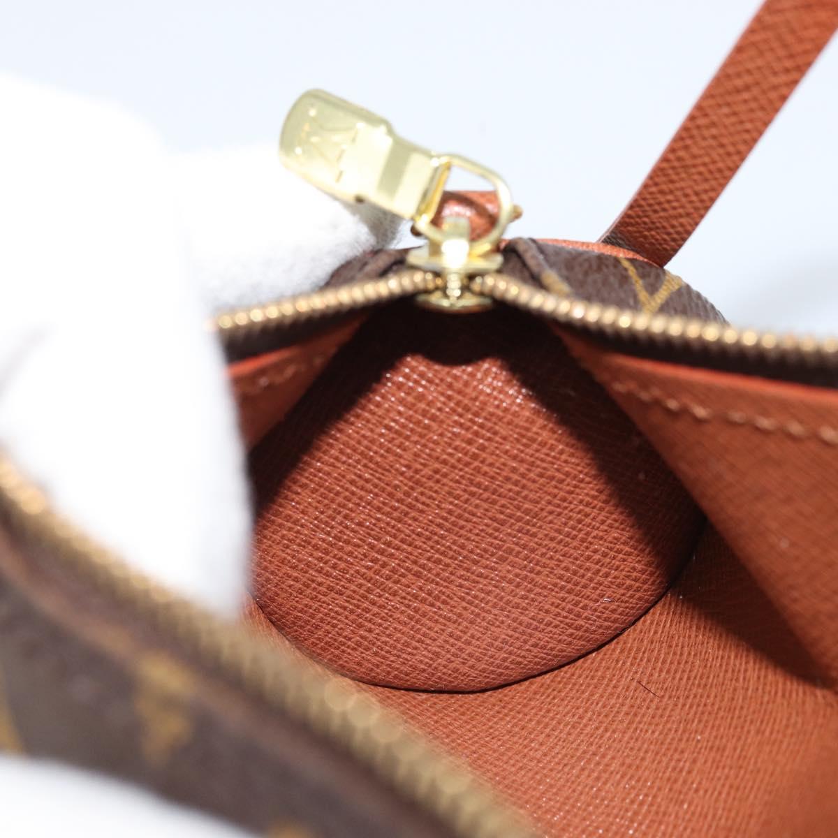 LOUIS VUITTON Monogram Papillon Pouch LV Auth LNZ580