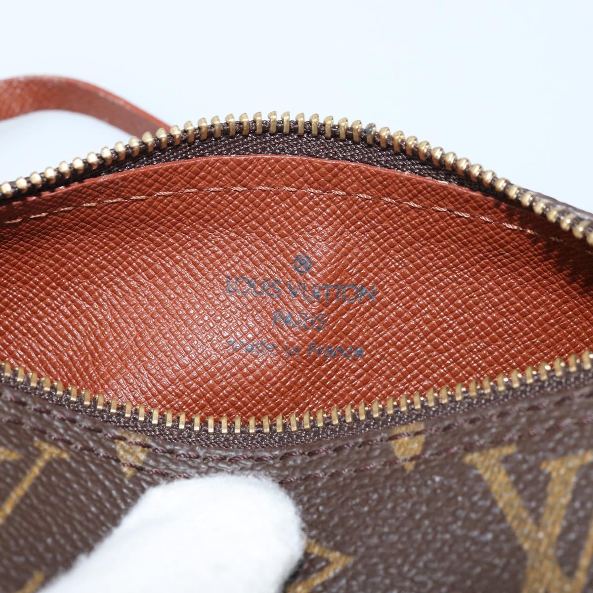 LOUIS VUITTON Monogram Papillon Pouch LV Auth LNZ582