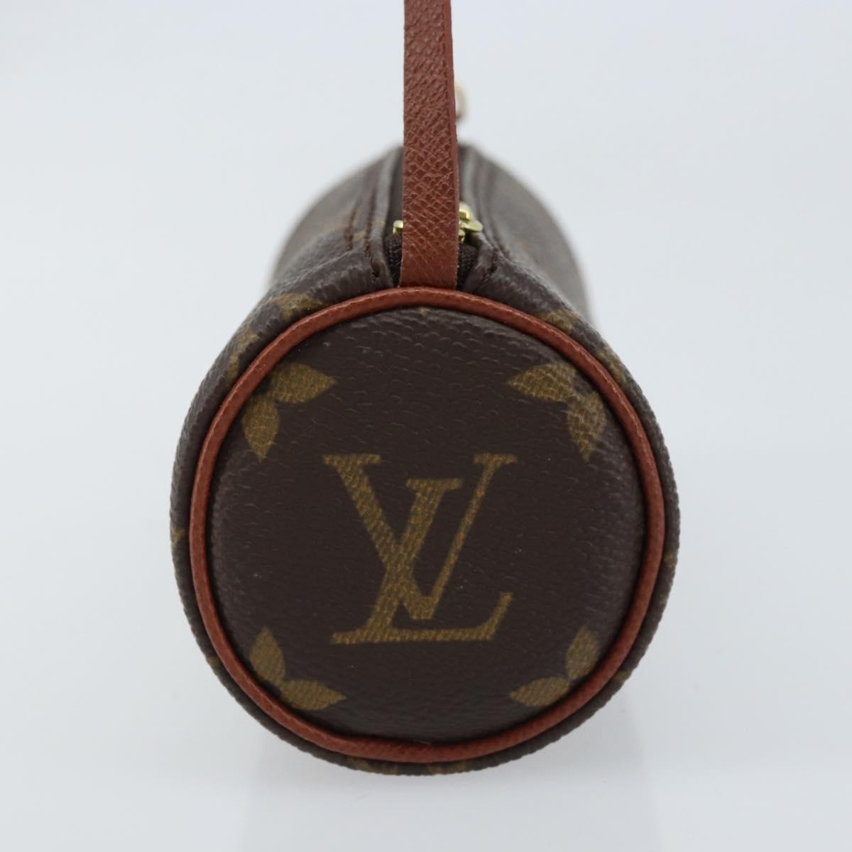 LOUIS VUITTON Monogram Papillon Pouch LV Auth LNZ582
